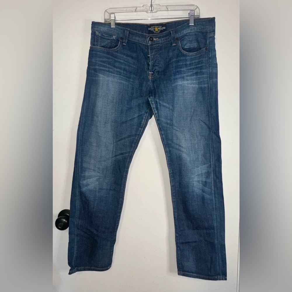 Lucky Brand‎ Denim Blue Jeans Women’s Size 14/32 Sienna Cigarette Mid Rise